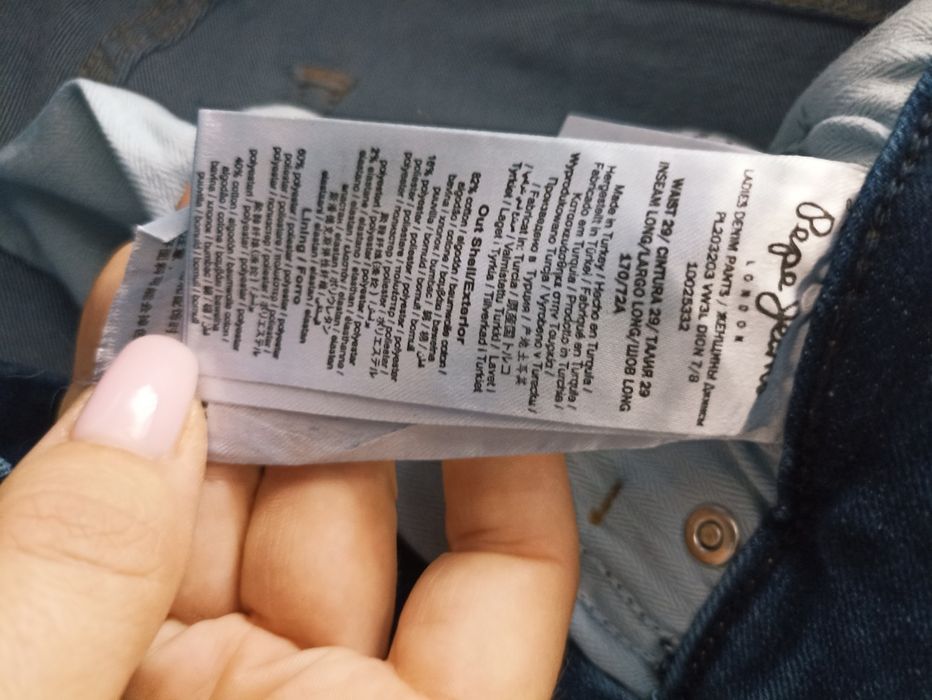 Spodnie dżinsowe granatowe Pepe Jeans roz.M/L