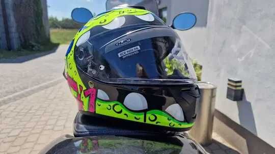 Kask motocyklowy HJC C71 SQUEEZE YELLOW/BLUE !pytaj o dostępność!