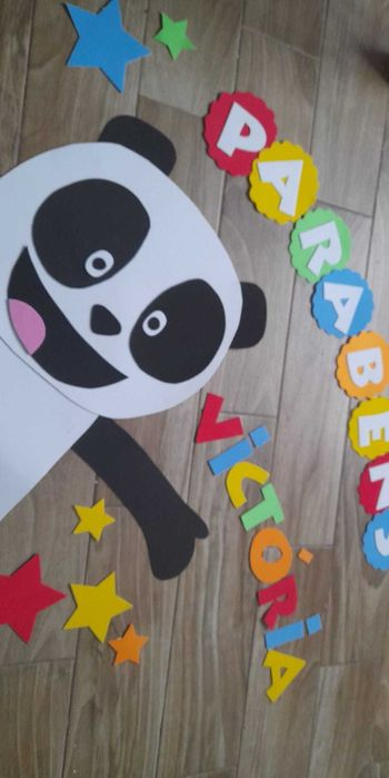 Canal panda painel festa adesivo