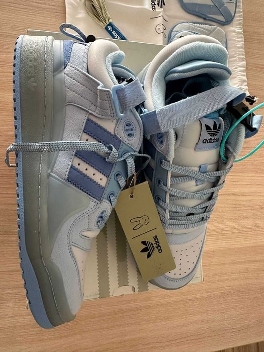 Adidas Forum Buckle Low Bad Bunny Blue Tint - 42
