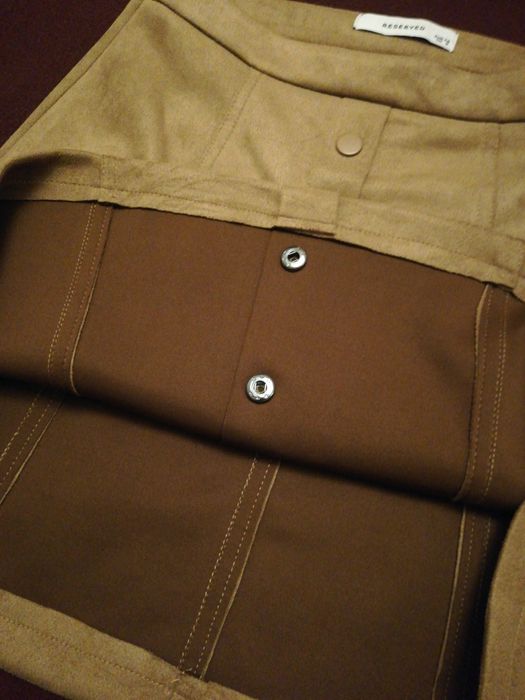 Zamszowa spódnica Reserved