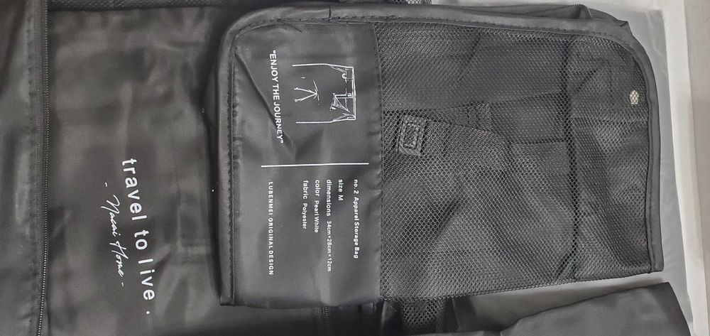 Kit de organização de malas de viagem