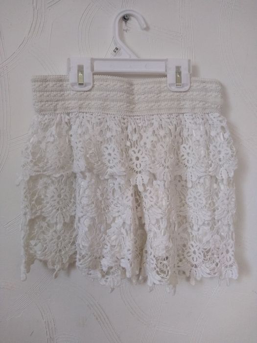 Białe spodenki/szorty koronkowe s,m,l