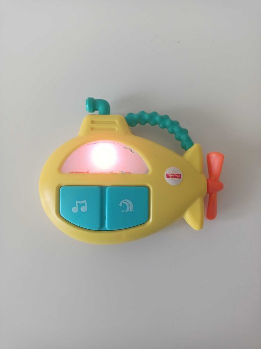 Zabawka światło dźwięk Muzyczna łódź podwodna Fischer Price
