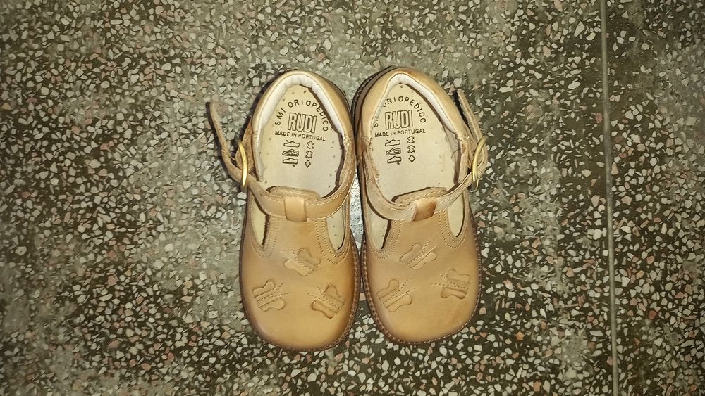 Sapato em pele criança menina Rudi