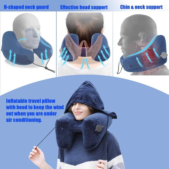 Nowa poduszka podróżna / zagłówek / poducha do samolotu/ rogal !2919!