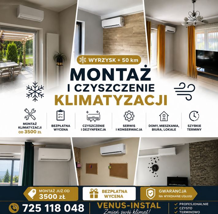 KLIMATYZACJA Montaż i Serwis