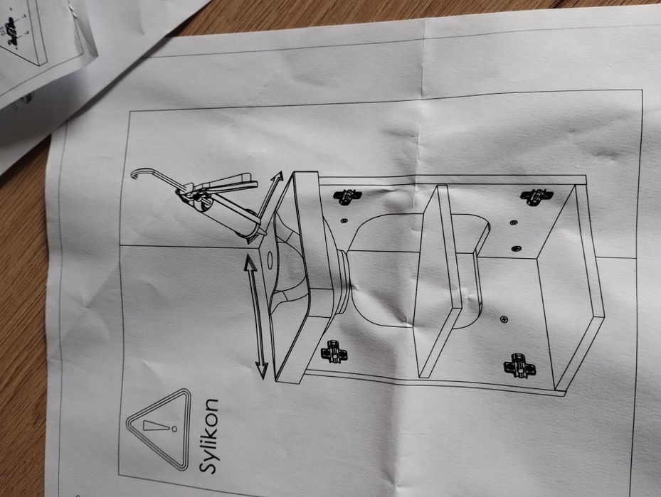 Zlew z szafka narożna biala Corner