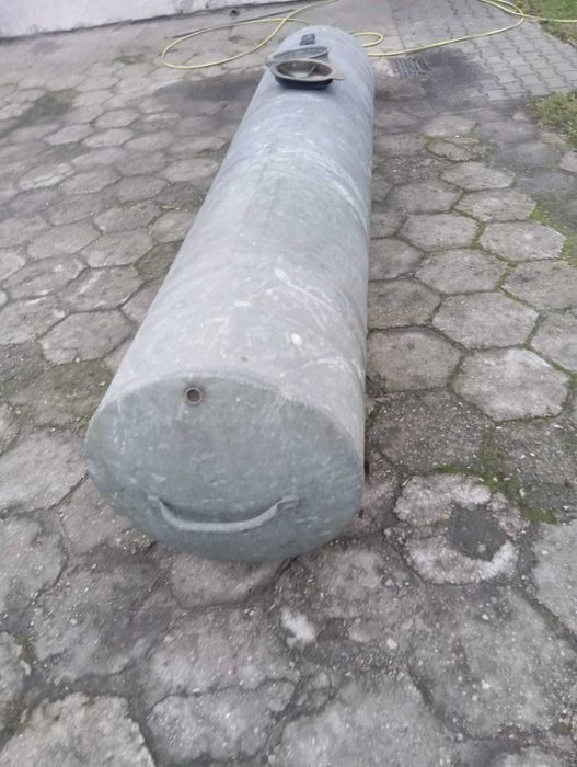 Beczka stalowa ocynkowana BR-10a Inofama 1000l na wodę transport