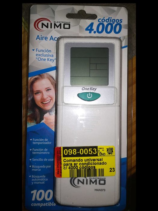 Comando Universal de Ar Condicionado Nimo Man373