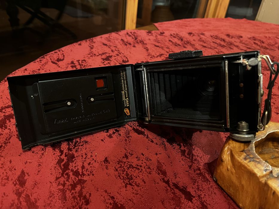 Antiga maquina fotografica kinax