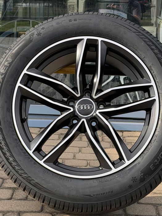 Nowe koła zimowe 18 cali Audi Q3 SQ3 czarno srebrne matowe