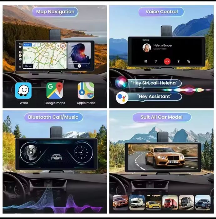 Samochodowy ekran multimedialny 10,26” z AndroidAuto/CarPlay