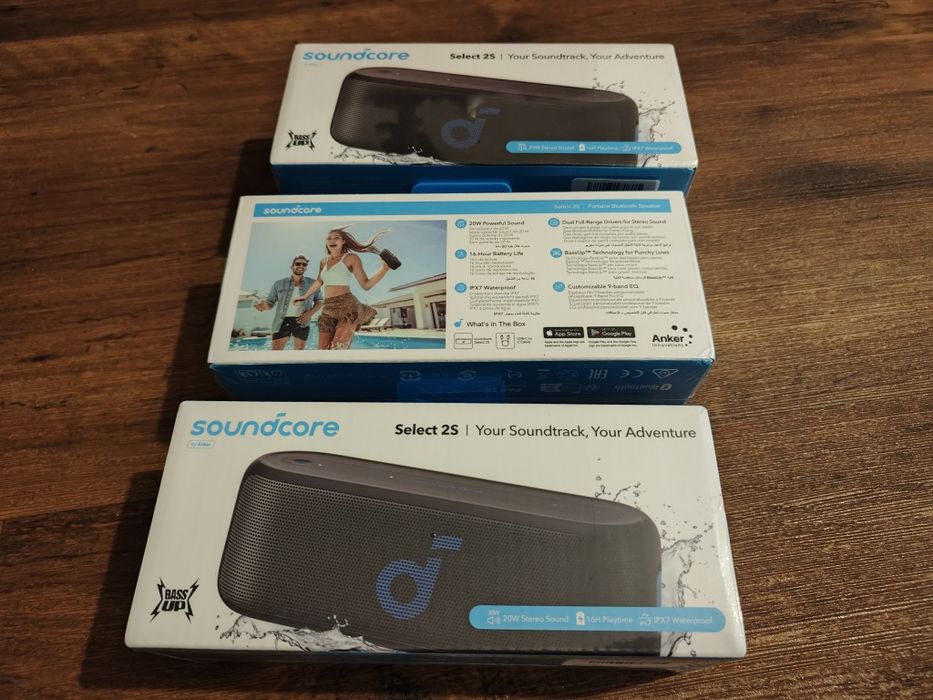 Anker Soundcore Select 2S, Anker Soundcore Select 4 Go, IPX7, НОВІ!