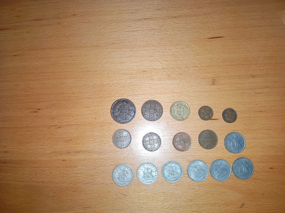 Lote moedas portuguesas