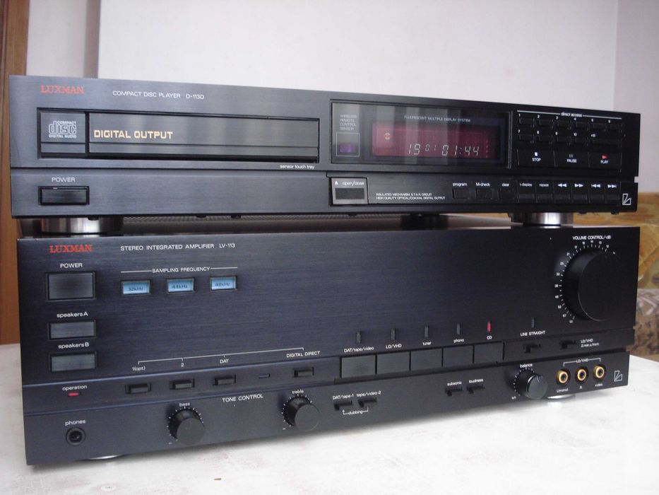 Підсилювач "Luxman" LV-113, cd-прогр. D-113D, тюнер T-2