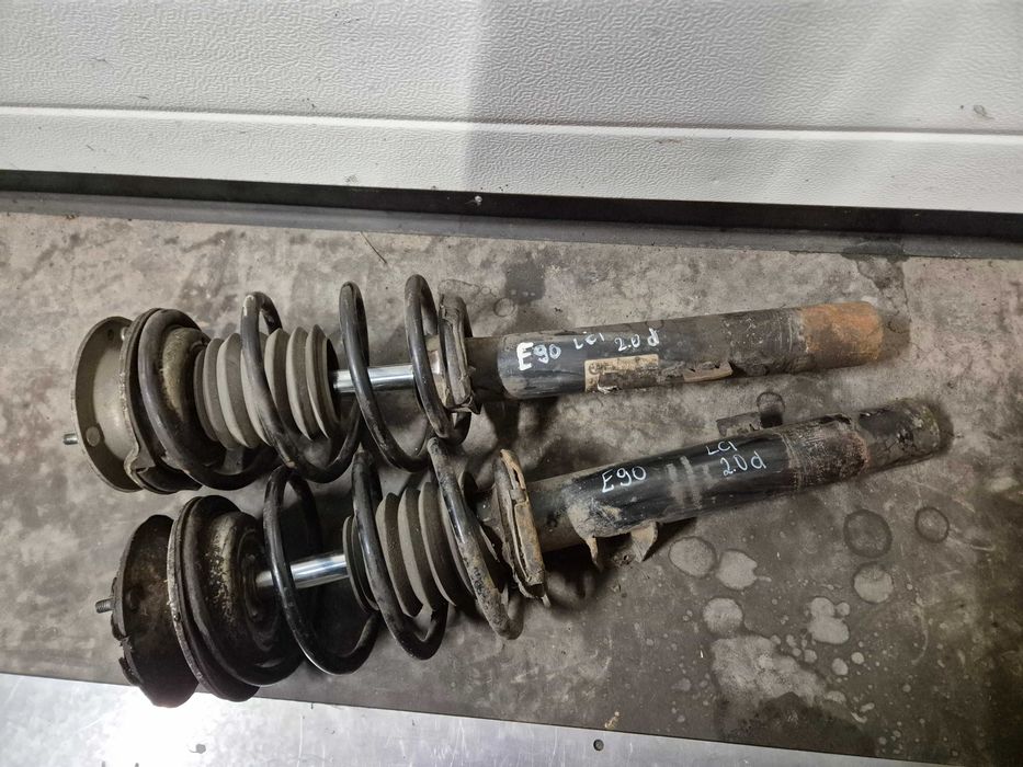 Amortyzatory przednie BMW e90 LCI n47d20c komplet sprężyny