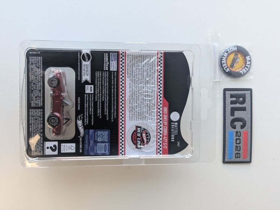 1965 Shelby Cobra RLC 427 S/C Hot Wheels Red Line Club хот вілс