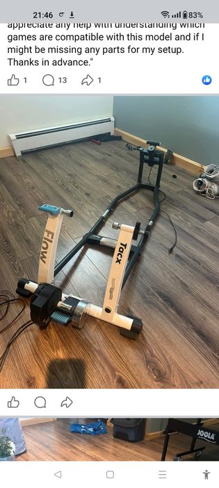 Rolo treino Tacx Flow