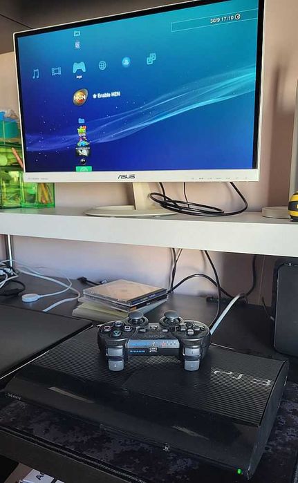PS3 Super Slim 320 GB com Hen