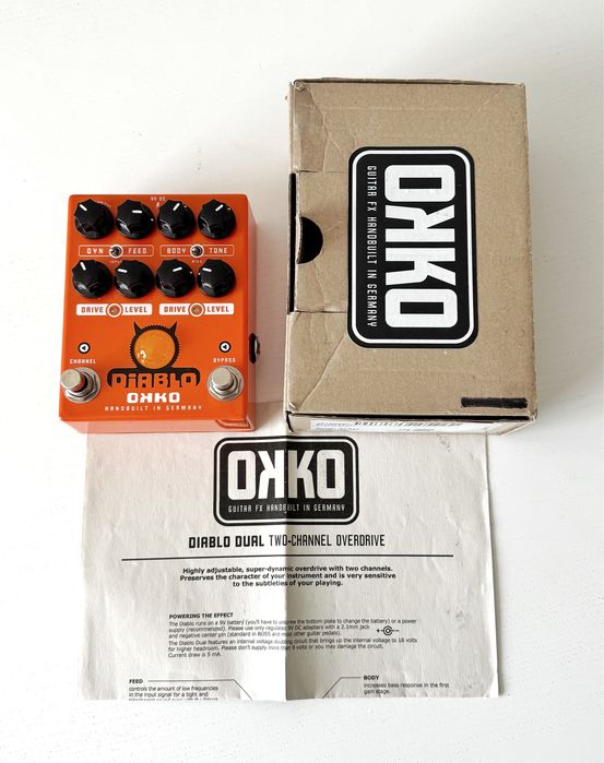 Pedal Okko Diablo Dual Overdrive / Distortion