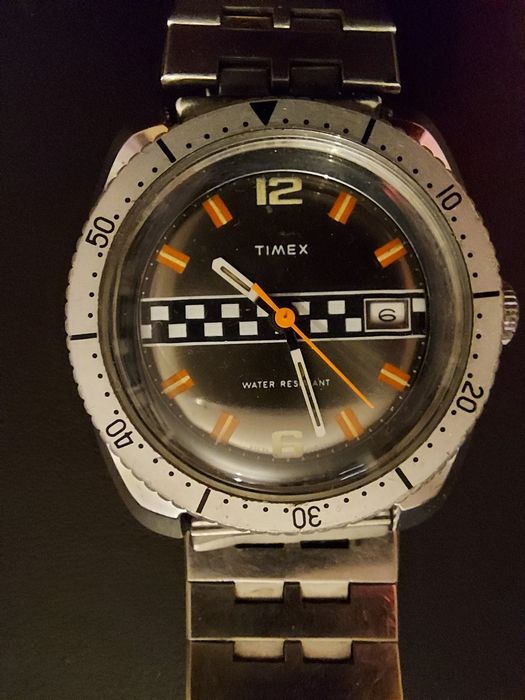Relógio Timex rally racing de 1970