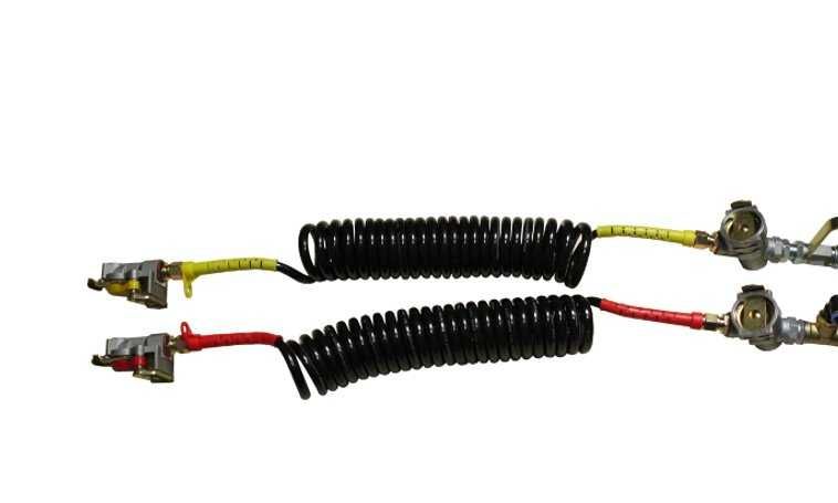 Zestaw  hamulców 2-przewodowych z wyjściem na drugą przyczepę tekalan