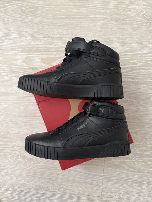 Шкіряні демісезонні високі кеди Puma Carina 2.0 mid 40 розмір