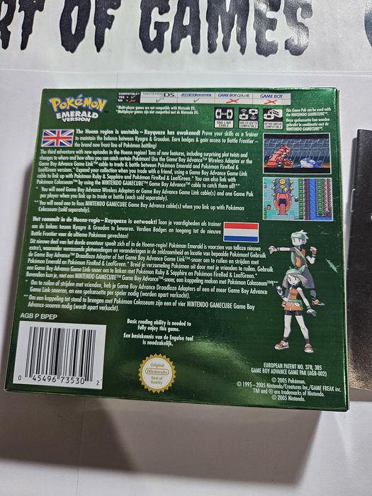 Pokemon Emerald Nintendo Gameboy Advance PAL Oryginał