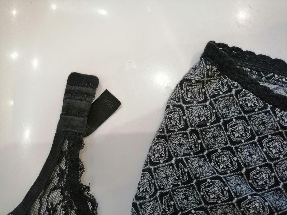 Zestaw Szorty do spania H&M + biustonosz CUBUS 75A