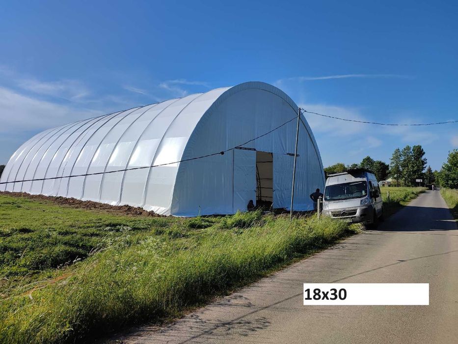 hala lukowa 12x20,  hala na słomę, hala na bale, szerokości do 20 metr