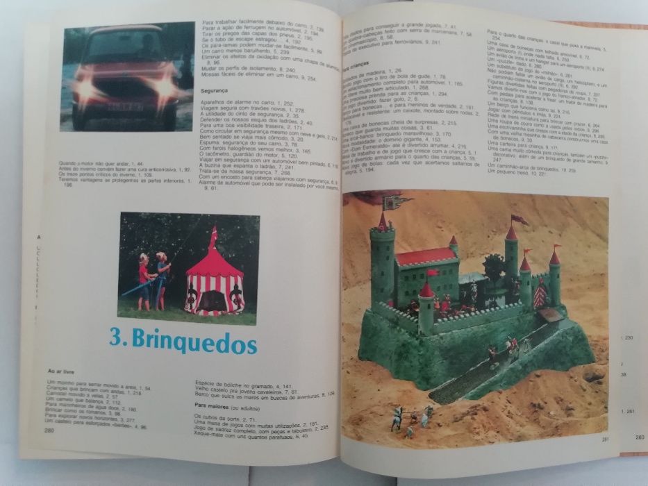 Coleção de livros sobre bricolage