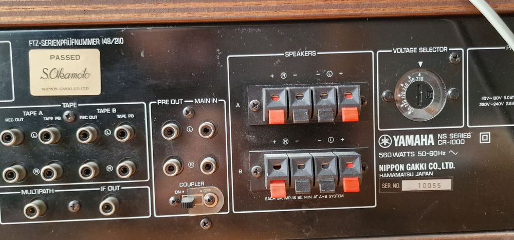 Yamaha cr 1000 amplituner vintige  wzmacniacz radio