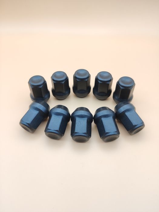 Колесные гайки М12х1.5 черные ключ 19мм Киа Мазда Авео Тойота Хонда