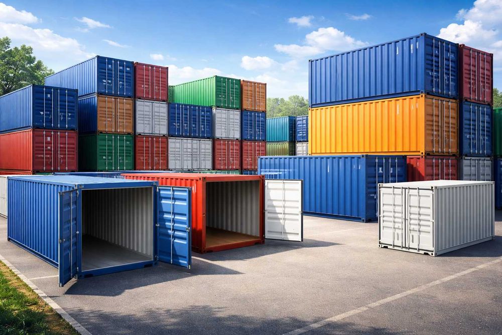 Magazyn w kontenerze/ Bezpieczny/różne rozmiary