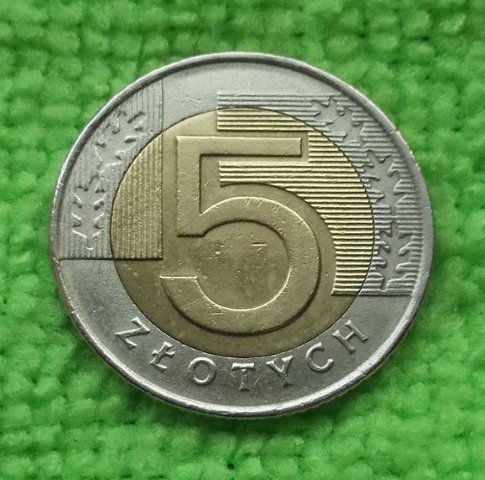 Moneta 5zł 2008 r. Rzadka