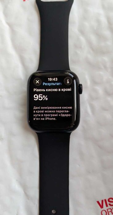 Стан нових Apple Watch 8 45 midnight все працює з США Гарантія акб 96%
