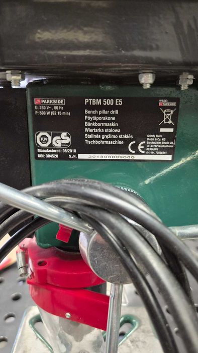 Wiertarka stołowa Parkside 500 E.