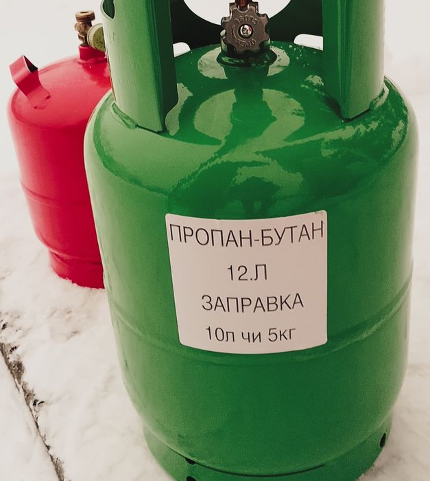 Газові балони цангові і резьбови.