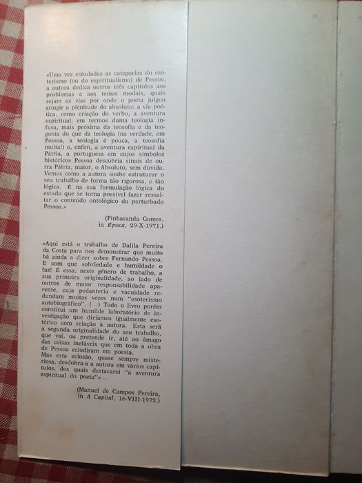 O Esoterismo de Fernando Pessoa autora Dalila Costa