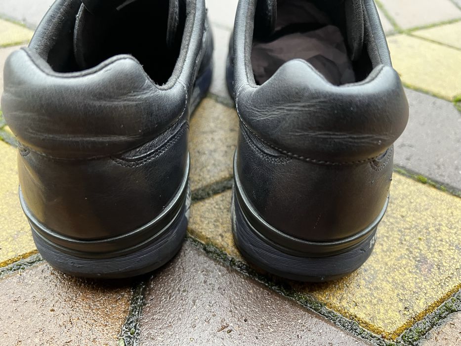 Синие кожаные кроссовки premiata p -43