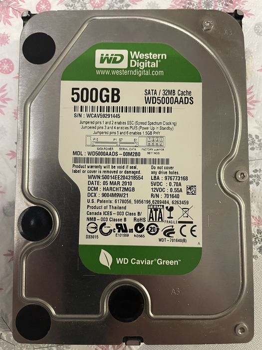 Dysk 3,5 WD 500GB