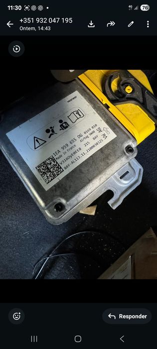 Limpeza de crache airbag, reparacão de centralinas e outrso comp. Eletronicos
