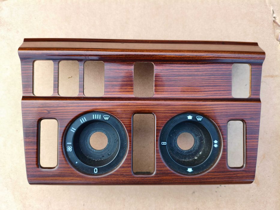 Drewno zebrano panel lewarka popielniczka panel nawiewu Mercedes w124