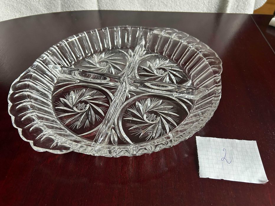 Patera kryształowa 29 cm