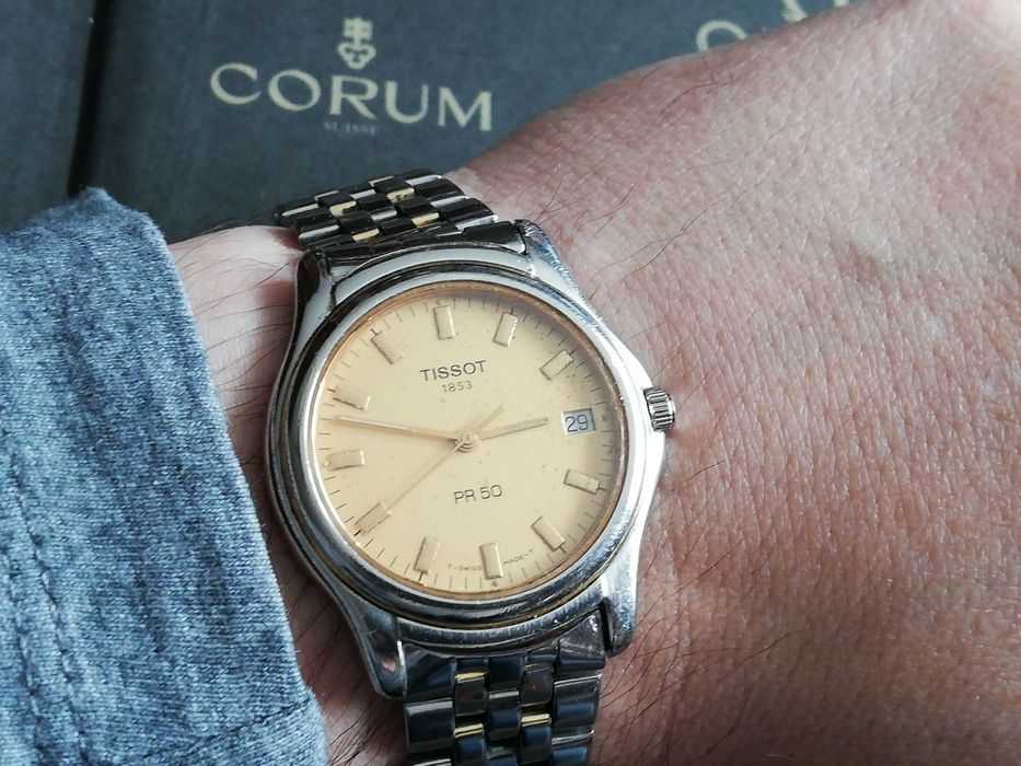 Sprzedam szwajcarski męski zegarek Tissot PR 50, całość stal, szafir