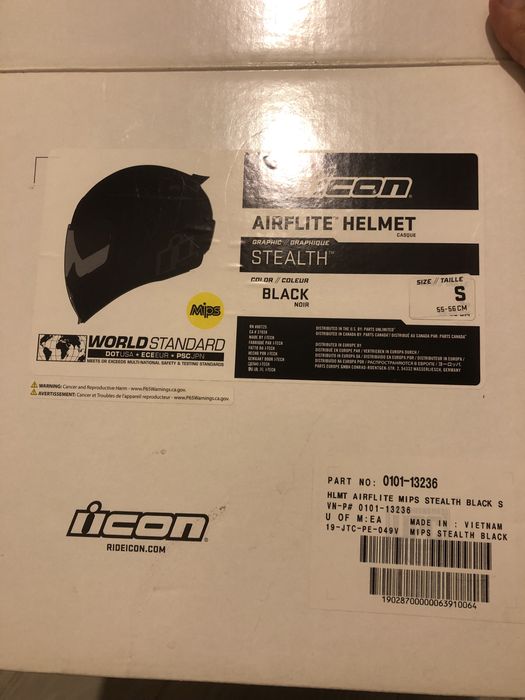 Мотошлем airflite mips stealth black