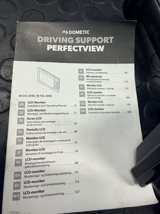 Dometic PerfectView M55L AHD monitor wyświetlacz 5” 12/24V