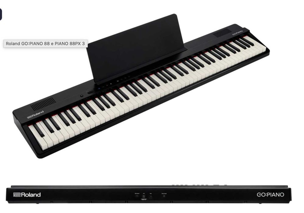 Roland GO:PIANO 88 (GO-88P) + Suporte