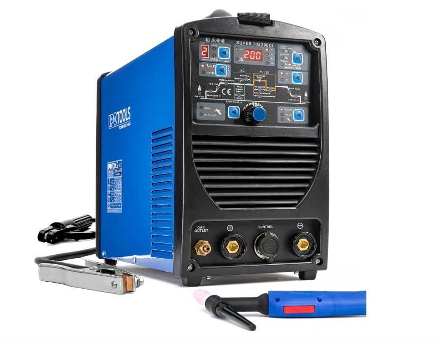 Spawarka TIG AC DC 200A Ipotools Supertig 200DI MMA